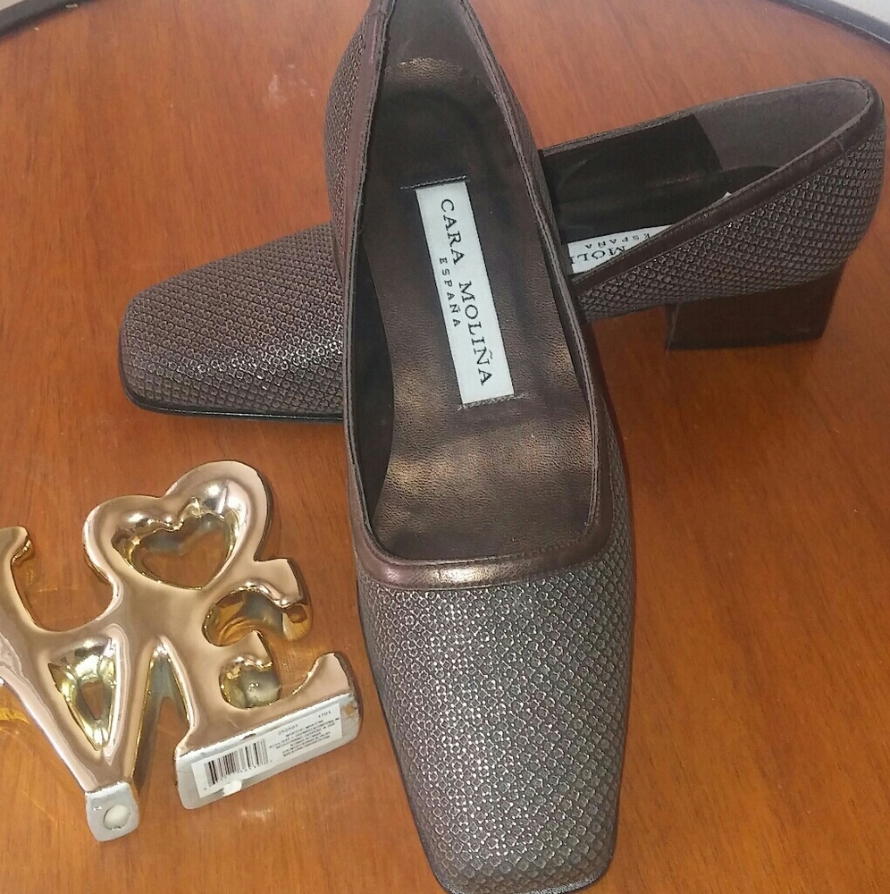 Cara Molina pumps bronze brown 6 1/2
